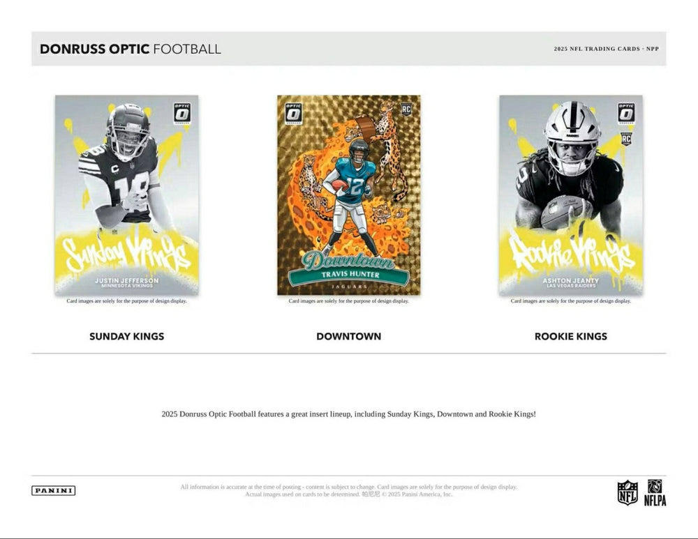 2025 Panini Donruss Optic Football NFL Value Fat-Pack Box - Taass discount