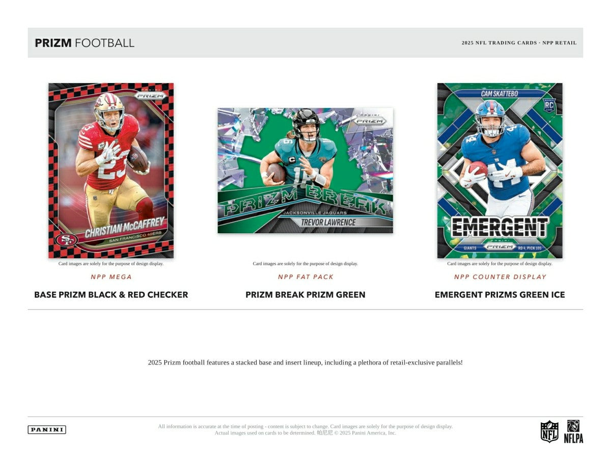 2025 Panini Prizm Football NFL Value Fat-Pack Box - Taass for sale