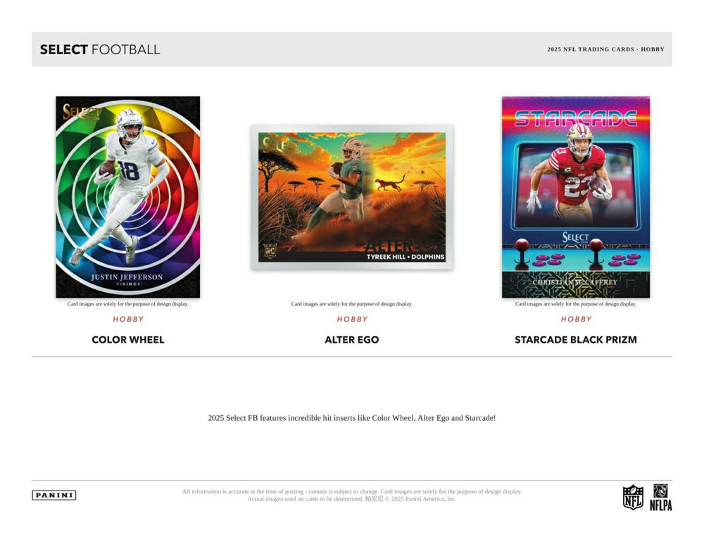 2025 Panini Select Football NFL Hobby Box - Taass sale