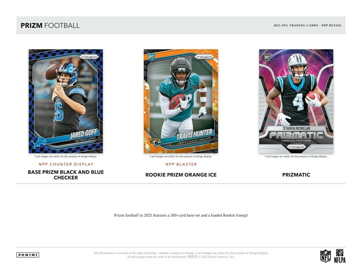 2025 Panini Prizm Football NFL Blaster Box - Taass Online