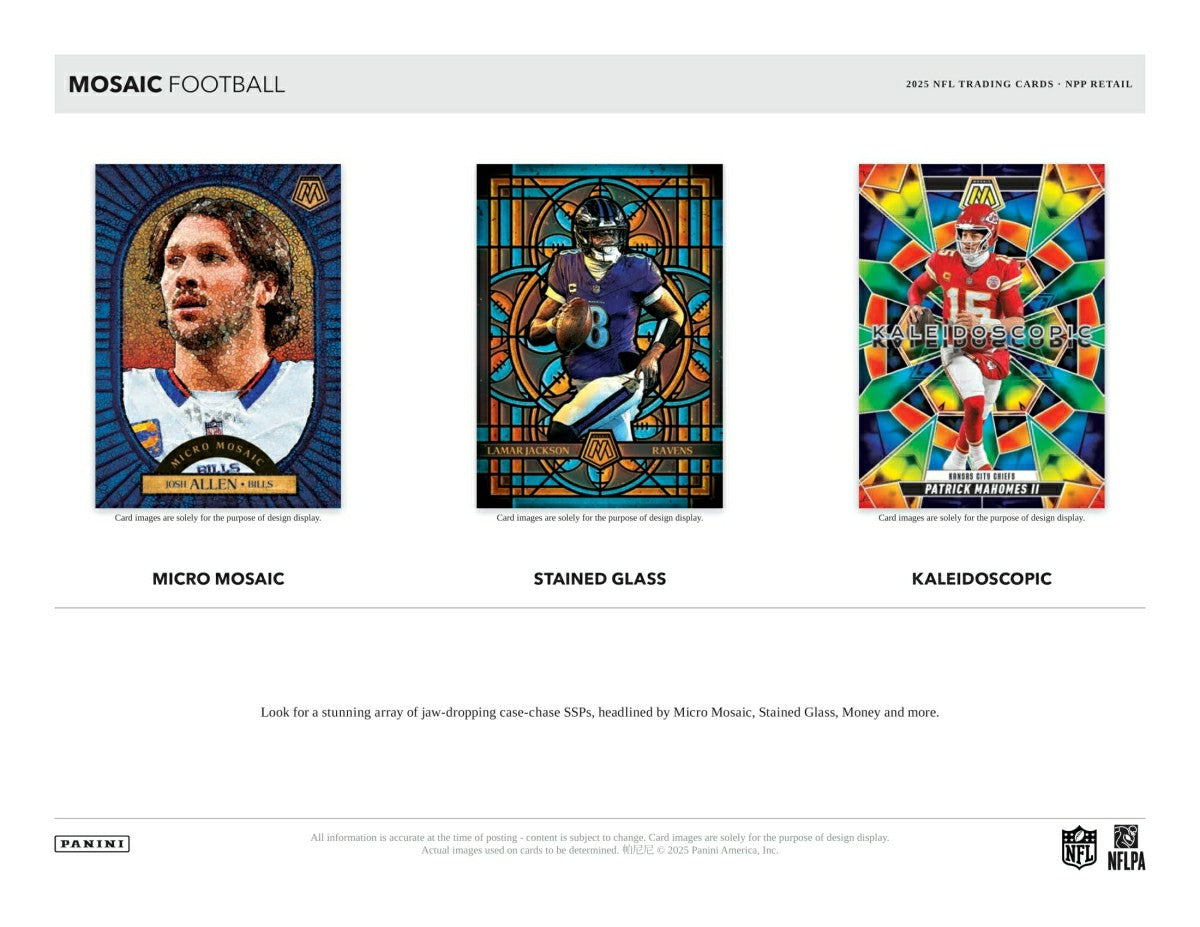2025 Panini Mosaic Football NFL Fat-Pack Box - Taass for sale