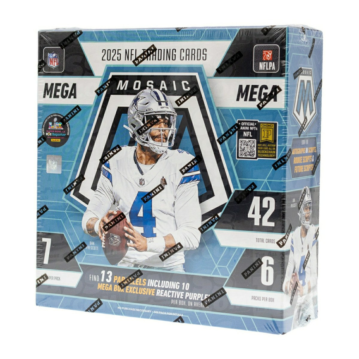 2025 Panini Mosaic Football NFL Mega Box - Taass outlet