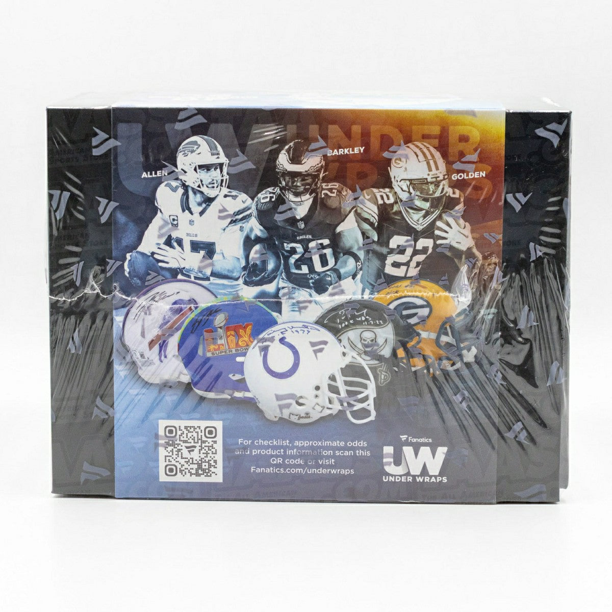 2025 Fanatics Under Wraps NFL Autographed Mini Helmet Box - Taass outlet