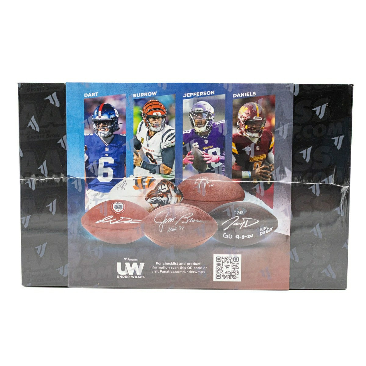 2025 Fanatics Under Wraps NFL Autographed Full Size Football Box - Taass US