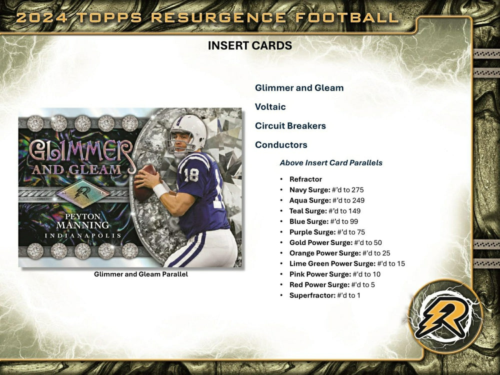 2024 Topps Resurgence Football Mega Box - Taass outlet