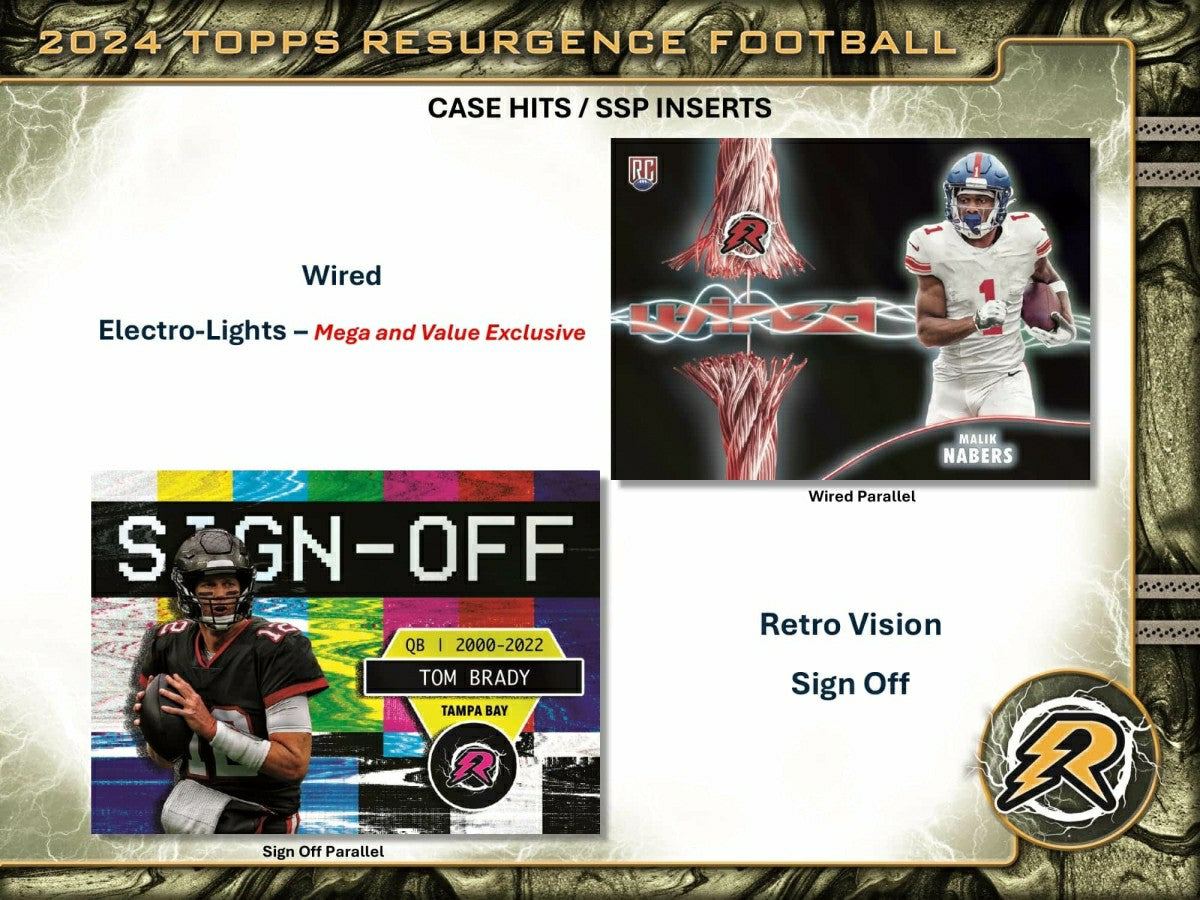 2024 Topps Resurgence Football Mega Box - Taass outlet