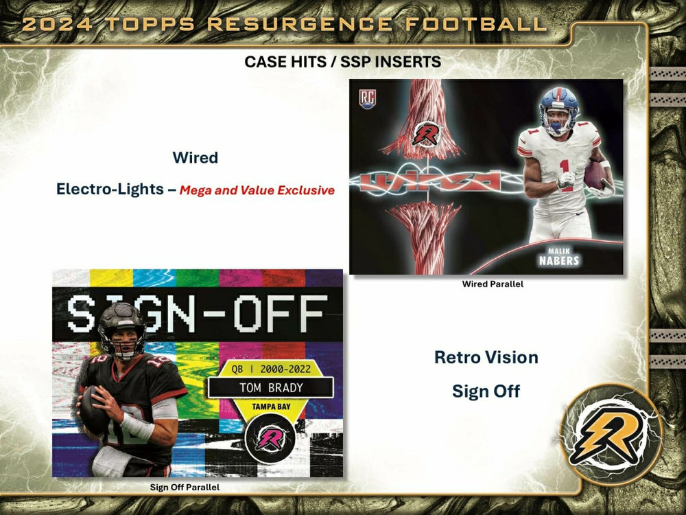 2024 Topps Resurgence Football Mega Box - Taass outlet