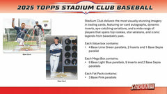 2025 Topps Stadium Club Baseball MLB Mega Box - Taass outlet