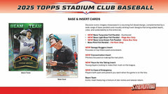 2025 Topps Stadium Club Baseball MLB Mega Box - Taass outlet