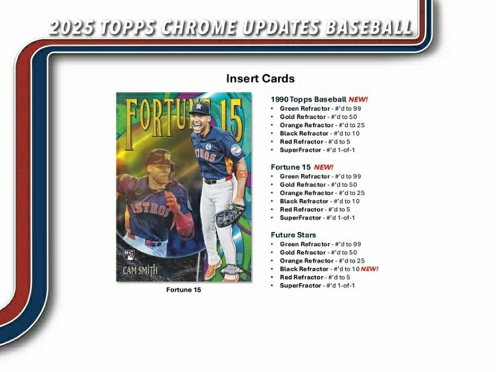 2025 Topps Chrome Update Baseball MLB Mega Box - Taass outlet