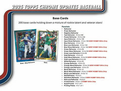 2025 Topps Chrome Update Baseball MLB Hobby Pack - Taass sale