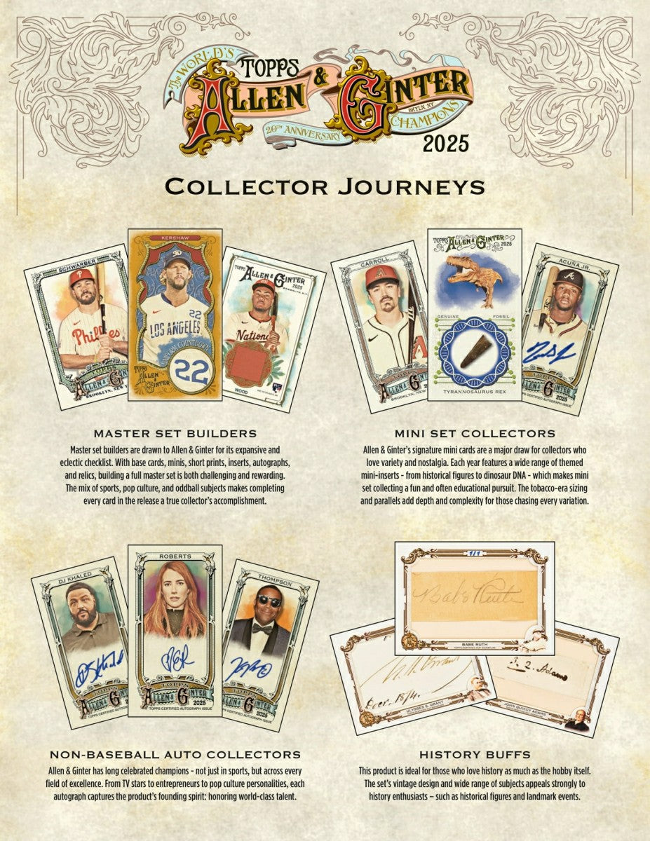 2025 Topps Allen & Ginter Baseball MLB Blaster Box - Taass discount