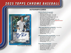 2025 Topps Chrome Baseball MLB Mega Box - Taass Online