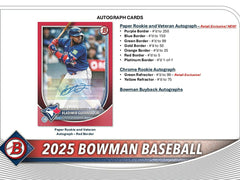 2025 Bowman Baseball MLB Blaster Box - Taass US