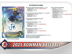 2025 Bowman Baseball MLB Hobby Box - Taass on sale