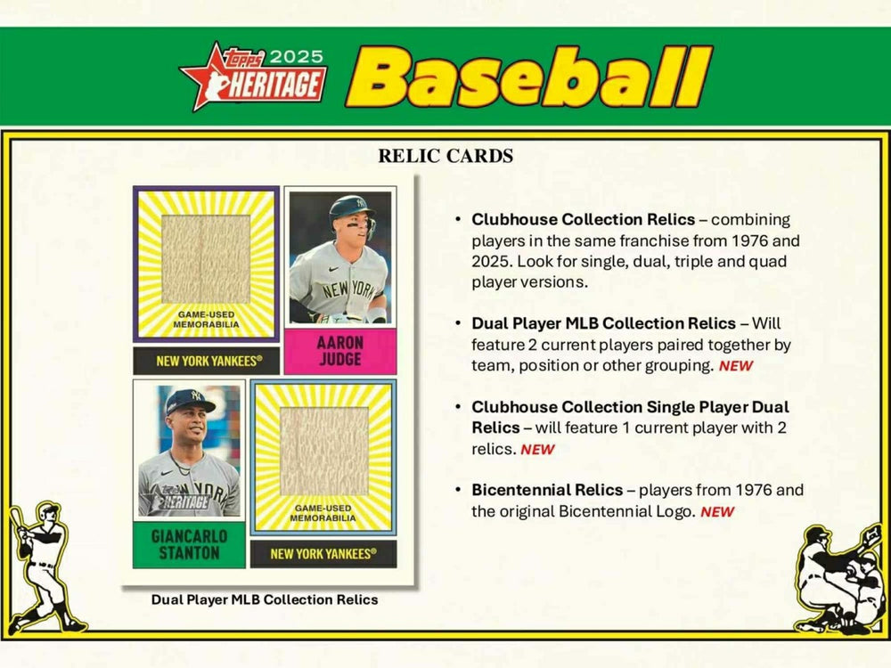 2025 Topps Heritage Baseball MLB Mega Box - Taass sale