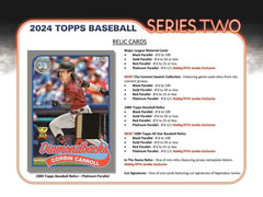 2024 Topps Series 2 Baseball MLB Jumbo Hobby Box - Taass on sale