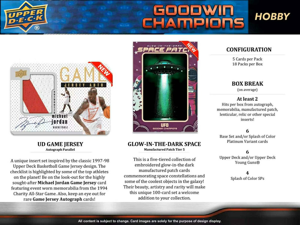 2023 Upper Deck Goodwin Champions Hobby Box - Taass sale