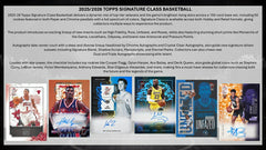2025/26 Topps Signature Class Basketball NBA Jumbo Hobby Box - Taass US