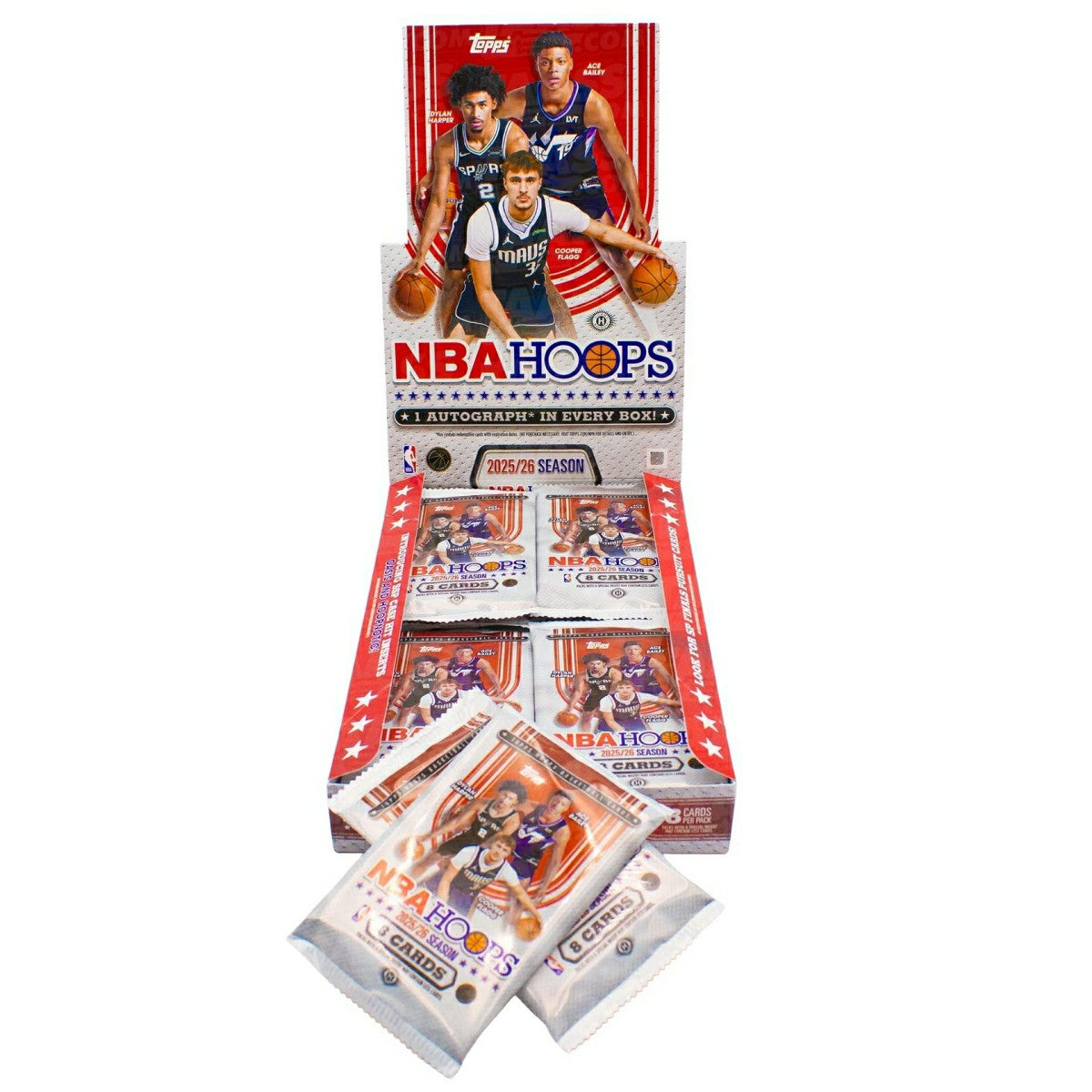 2025/26 Topps NBA Hoops Basketball Hobby Pack - Taass sale