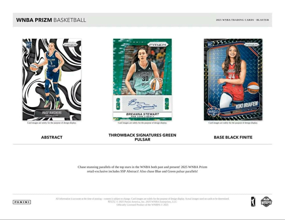 2025 Panini Prizm Basketball WNBA Blaster Box - Taass sale