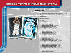 2025/26 Topps Chrome NBA Basketball Mega Box - Taass US
