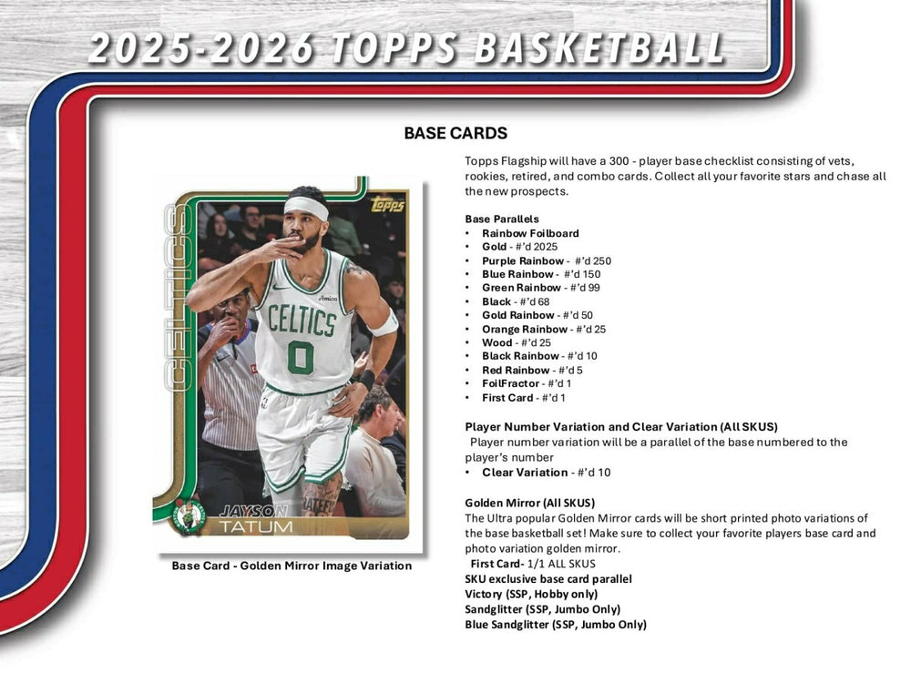 2025/26 Topps NBA Basketball JUMBO Hobby Box - Taass on sale
