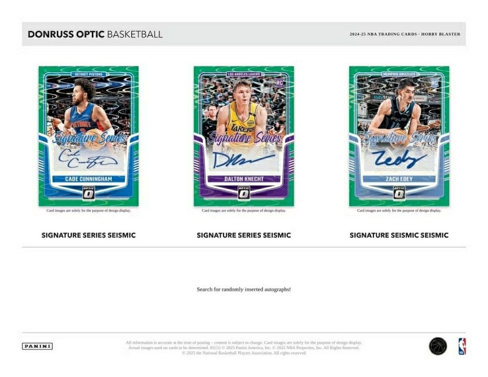 2024/25 Panini Donruss Optic Basketball NBA Retail Pack - Taass Online