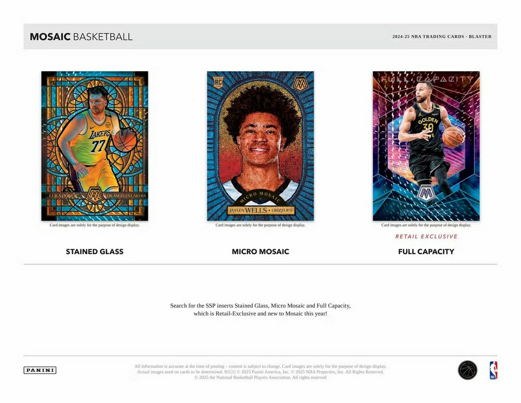 2024/25 Panini Mosaic Basketball NBA Mega Box - Taass US