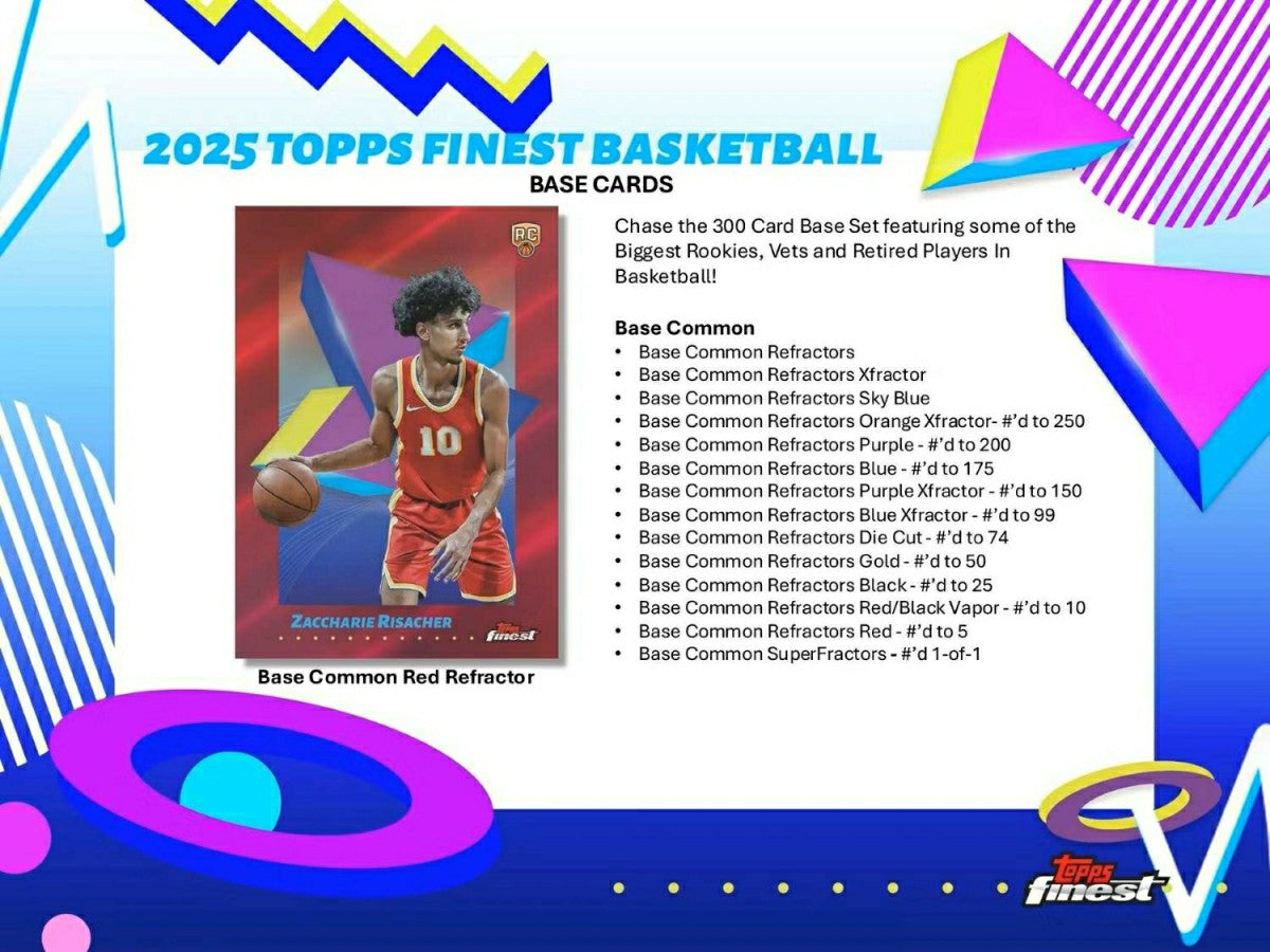2024/25 Topps Finest Basketball Hobby Box - Taass for sale