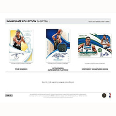 2023/24 Panini Immaculate Basketball NBA Hobby Box - Taass Online