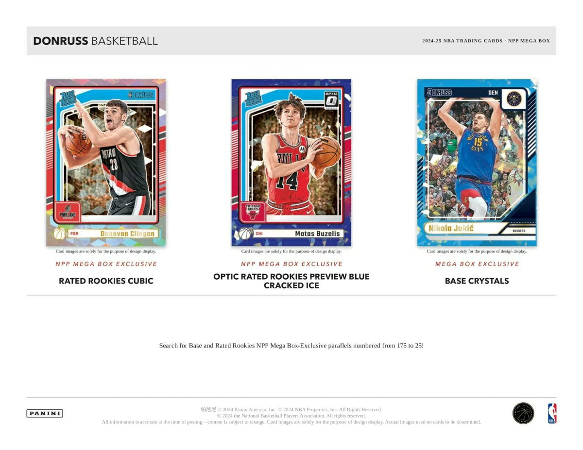 2024/25 Panini Donruss Basketball NBA Mega Box - Taass US
