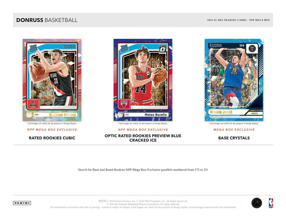 2024/25 Panini Donruss Basketball NBA Mega Box - Taass US