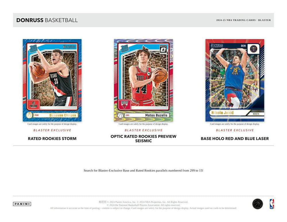 2024/25 Panini Donruss Basketball NBA Blaster Box - Taass for sale