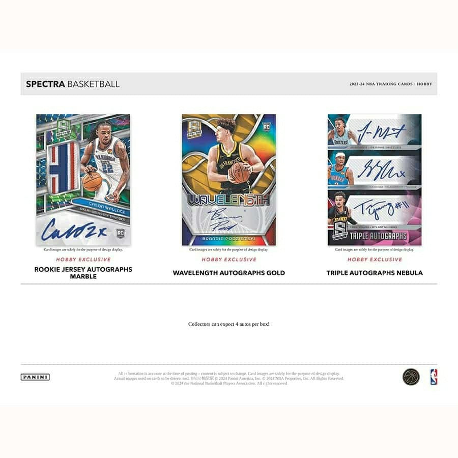 2023/24 Panini Spectra Basketball NBA Hobby Box - Taass sale