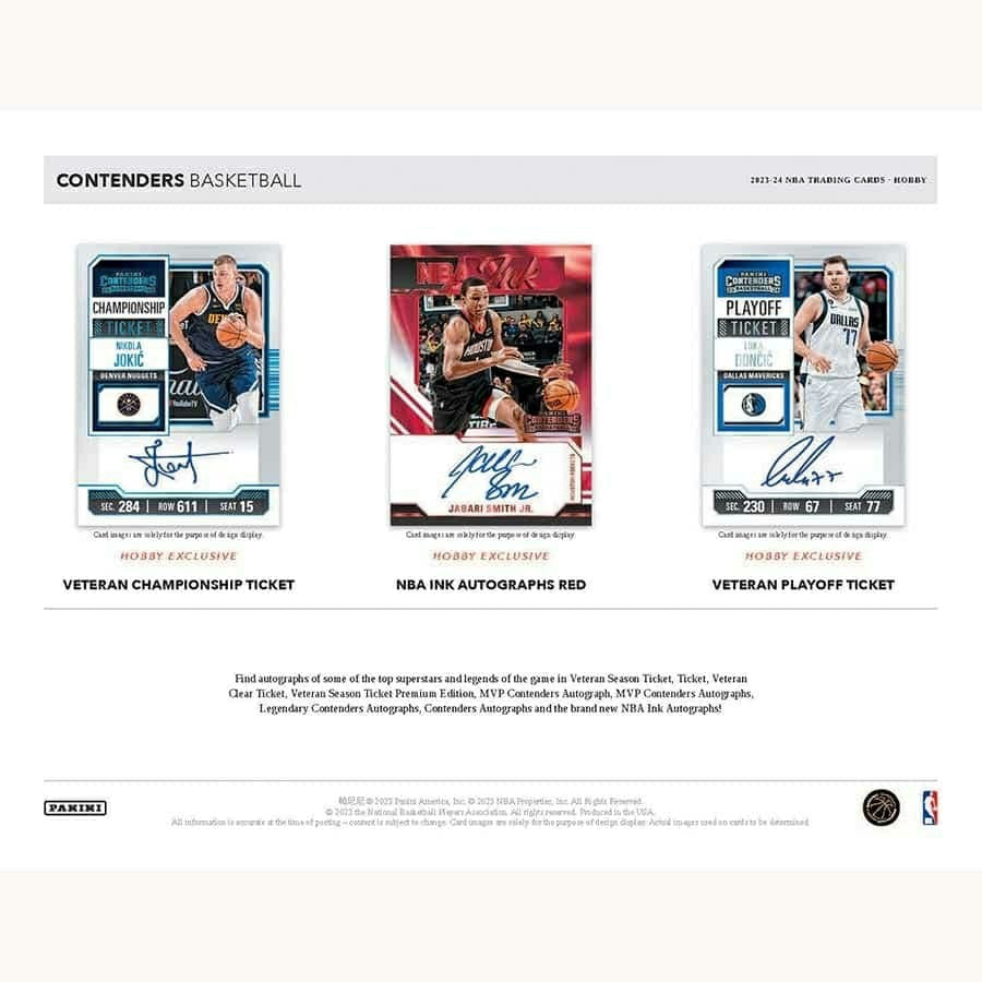 2023/24 Panini Contenders Basketball NBA Hobby Box - Taass discount