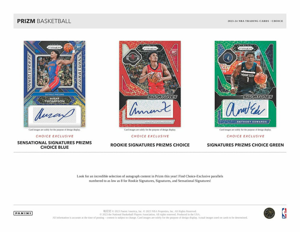 2023/24 Panini Prizm Basketball NBA Choice Box - Taass sale