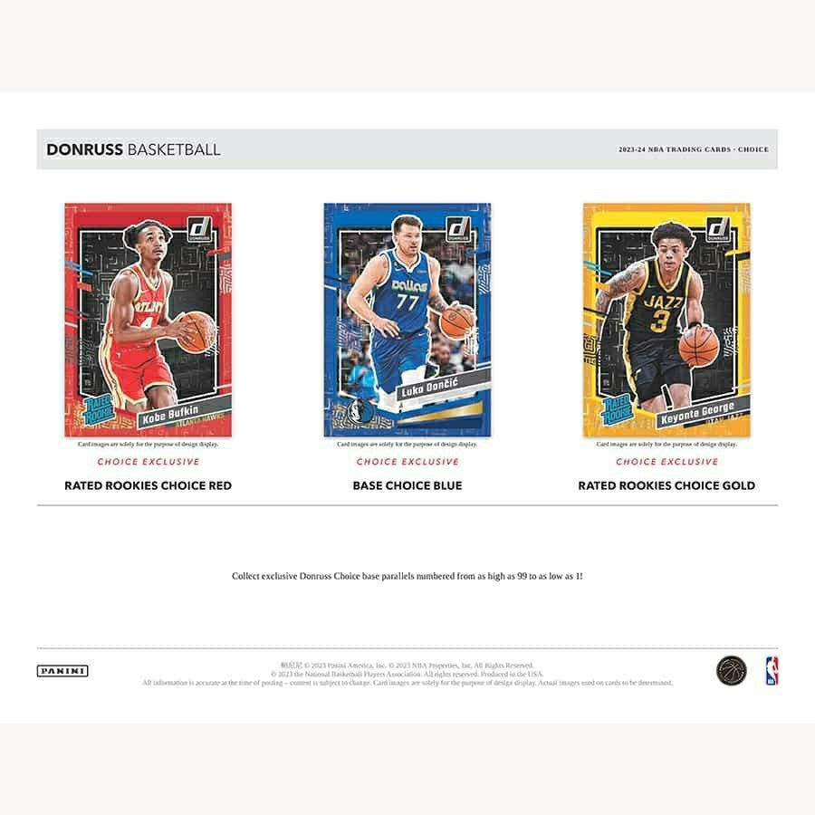 2023/24 Panini Donruss Basketball NBA Choice Box - Taass outlet