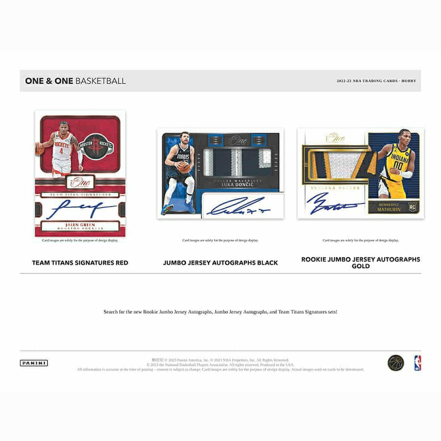 2022/23 Panini One and One Basketball Hobby Box NBA - Taass on sale