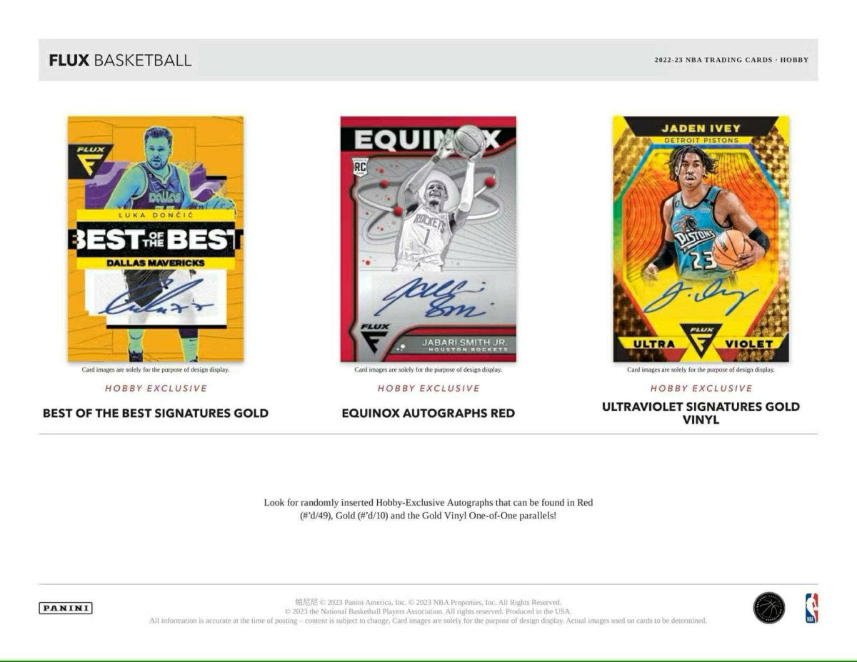 2022/23 Panini Flux Basketball Hobby Pack - Taass sale
