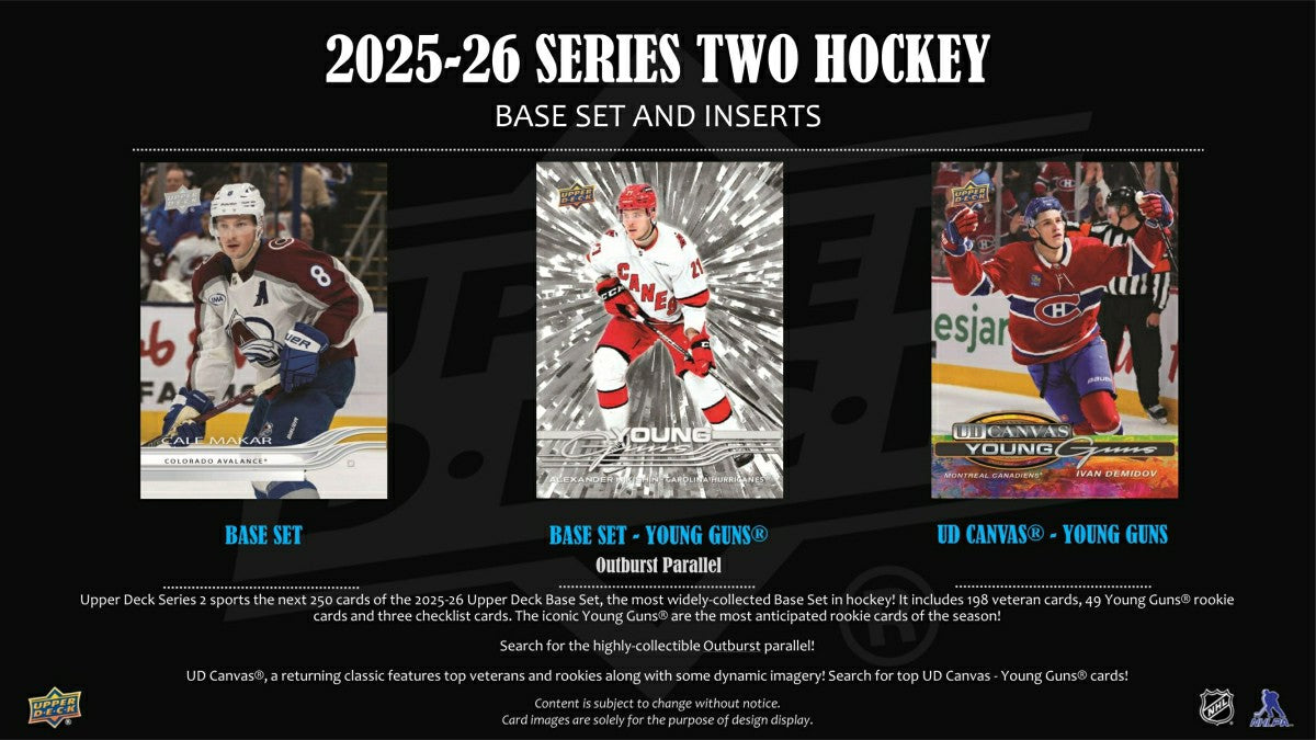 2025/26 Upper Deck Series 2 Hockey NHL Retail Tin - Taass outlet