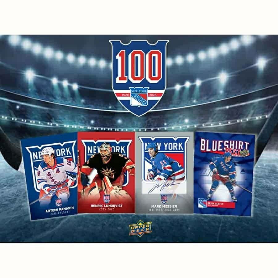 2025/26 Upper Deck New York Rangers 100 Years Centennial Hockey Box Set - Taass Online