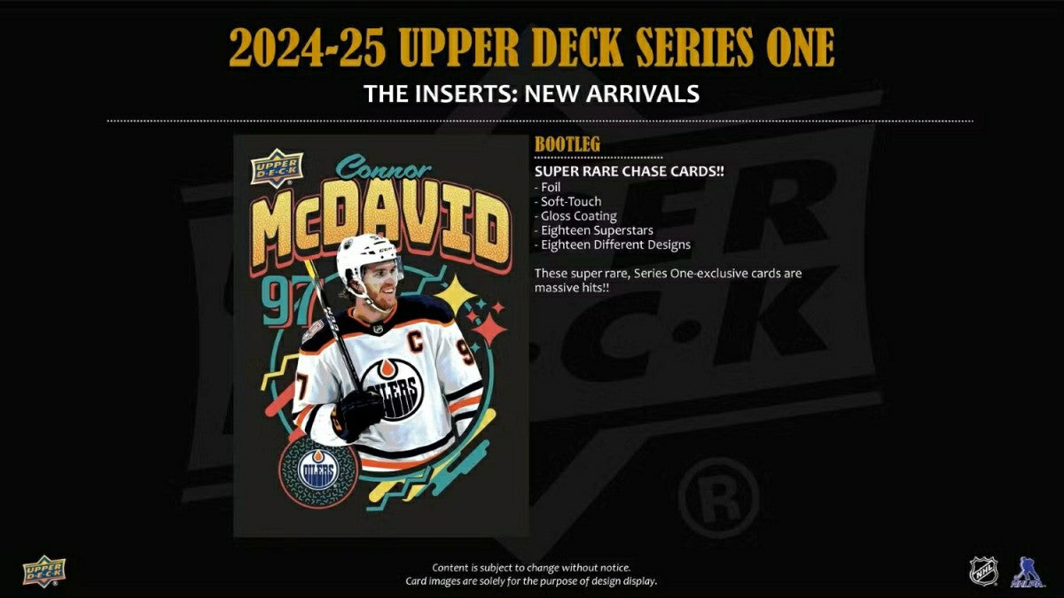 2025/26 Upper Deck Series 1 Hockey NHL Hobby Box - Taass US