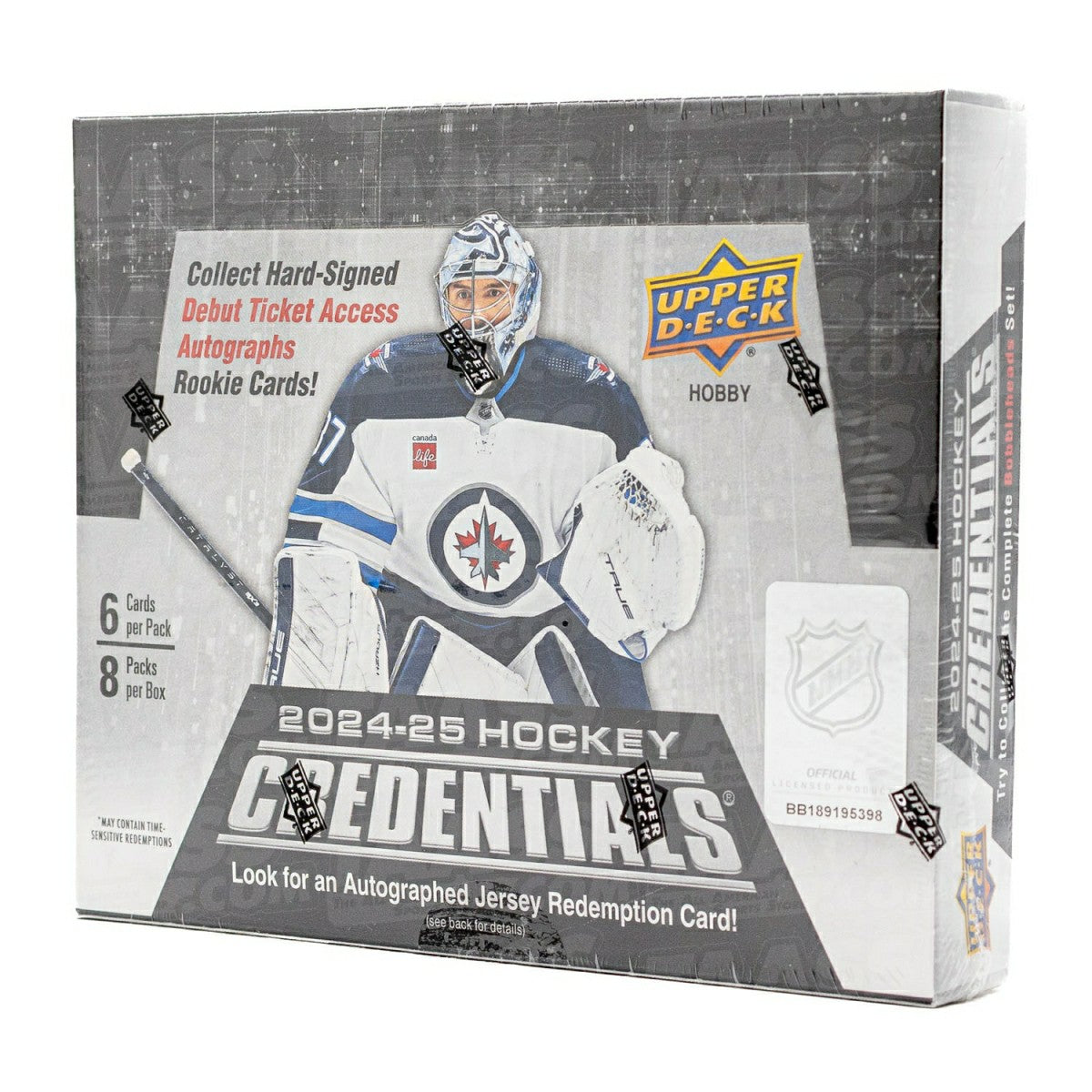 2024/25 Upper Deck Credentials Hockey NHL Hobby Box - Taass Online