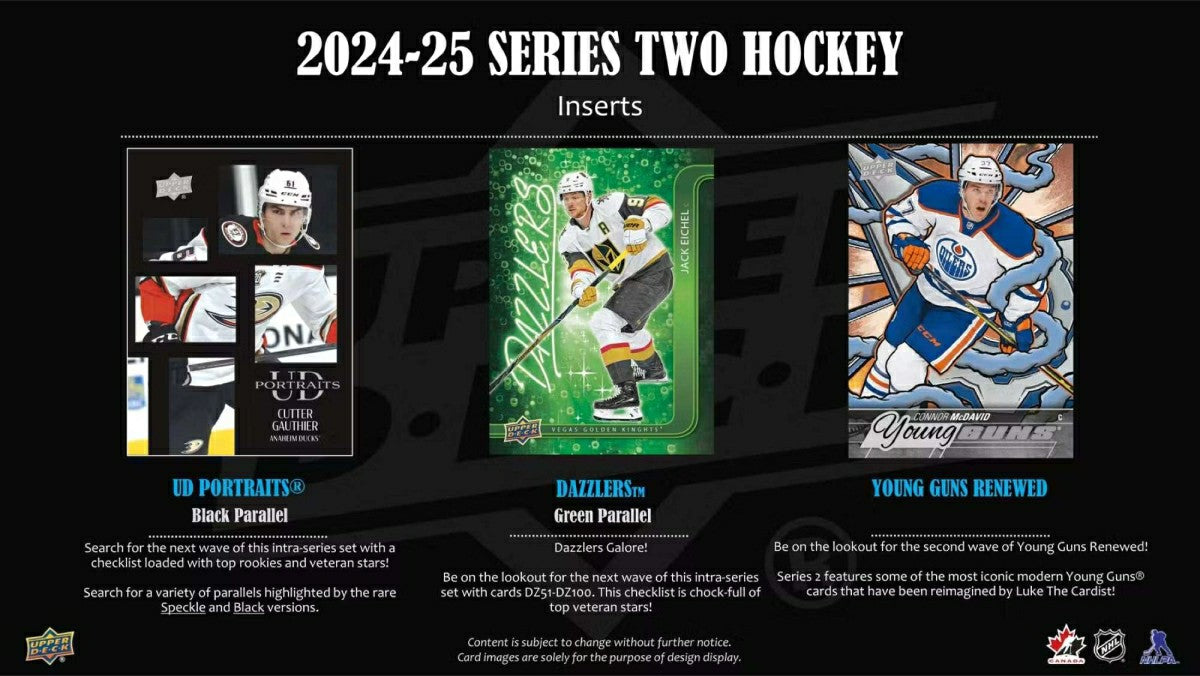 2024/25 Upper Deck Series 2 Hockey NHL Tin Box - Taass on sale