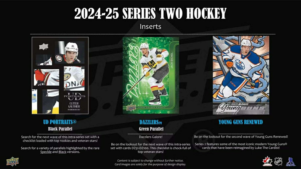 2024/25 Upper Deck Series 2 Hockey NHL Tin Box - Taass on sale