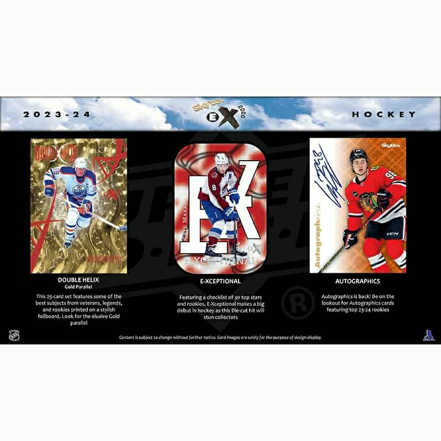 2023/24 Upper Deck Skybox E-X 2000 Hockey NHL Hobby Box - Taass for sale