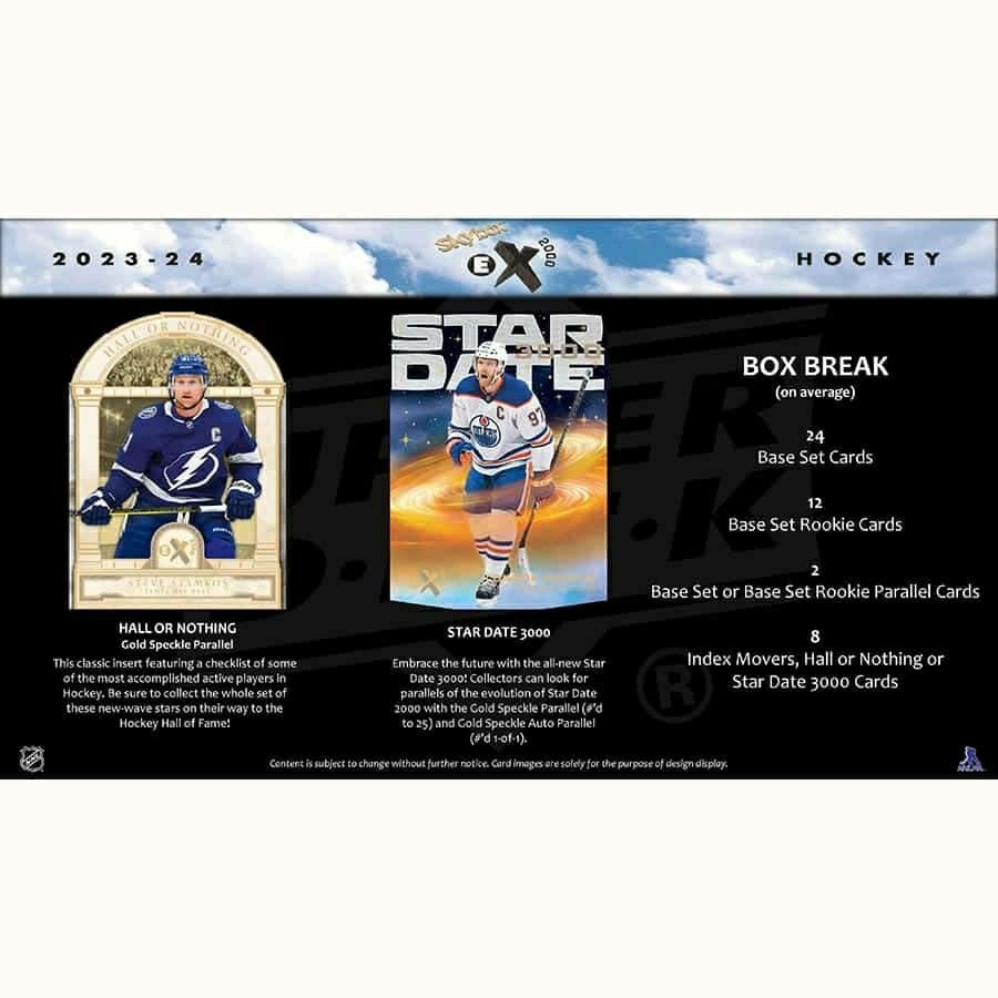 2023/24 Upper Deck Skybox E-X 2000 Hockey NHL Hobby Box - Taass for sale