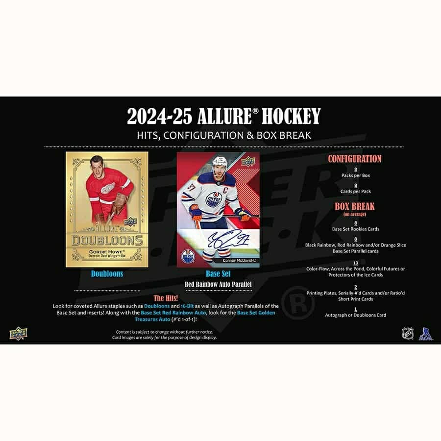 2024/25 Upper Deck Allure Hockey NHL Hobby Box - Taass outlet