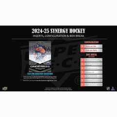2024/25 Upper Deck Synergy Hockey NHL Hobby Box - Taass on sale